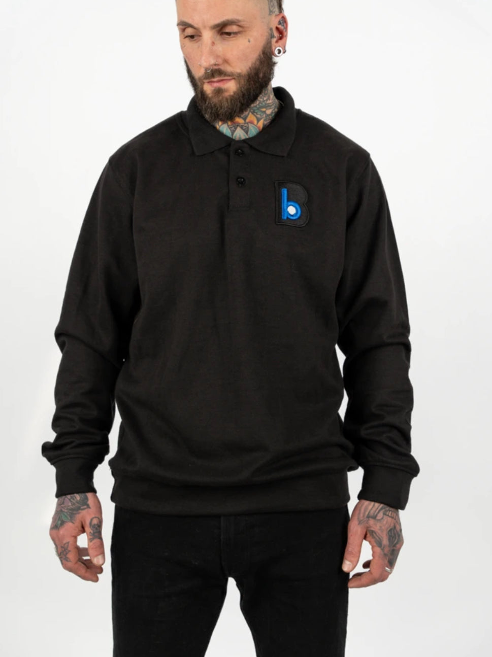 Logo Polo Sweater