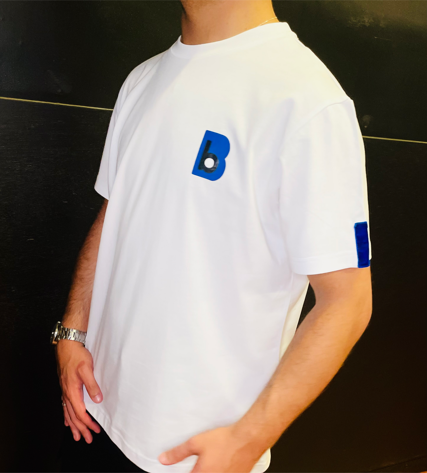 blacblu 2B t shirt white