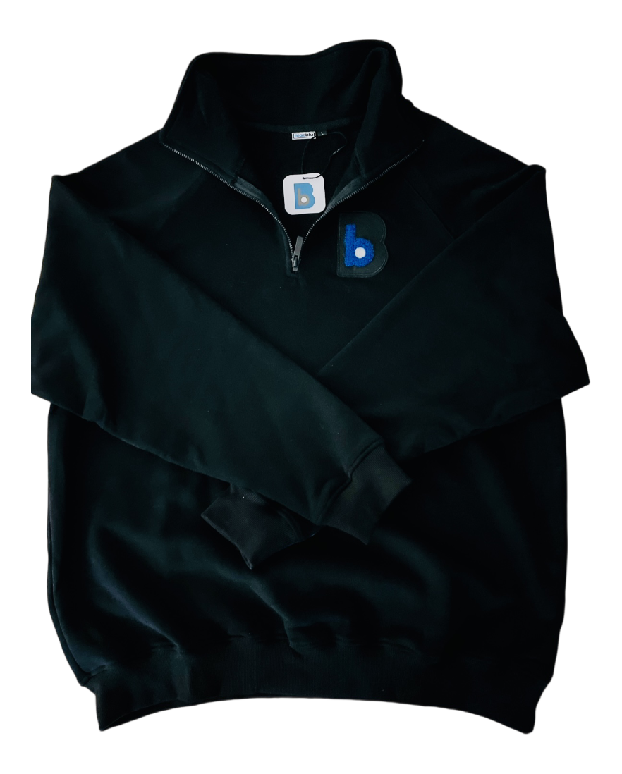 blacblu quarter zip sweater