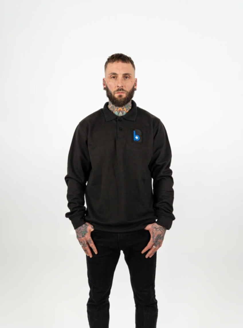 Logo Polo Sweater
