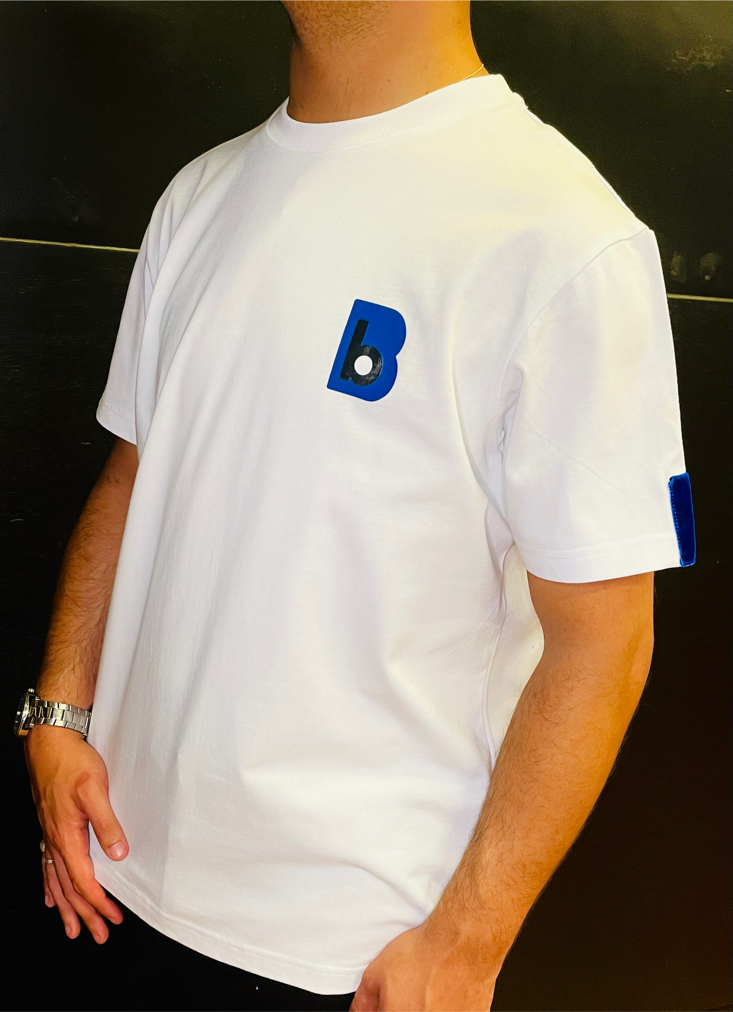 blacblu 2B t shirt white