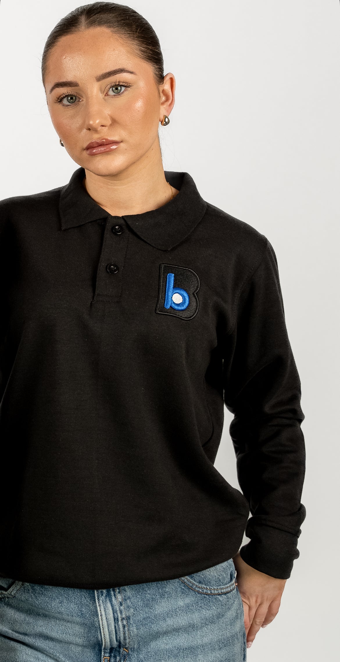 Logo Polo Sweater