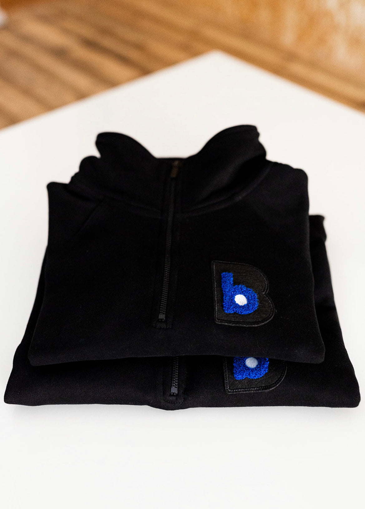 blacblu quarter zip sweater